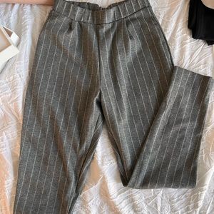 Gray work pants